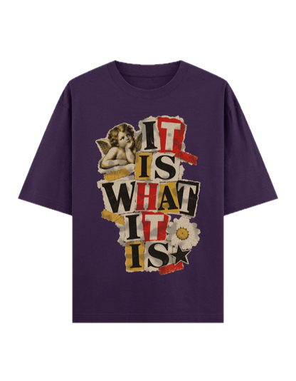 IT IS WHAT IT IS OVERSIZED T-SHIRT