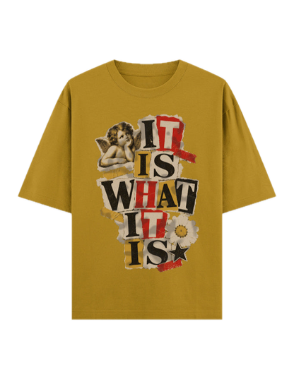 IT IS WHAT IT IS OVERSIZED T-SHIRT