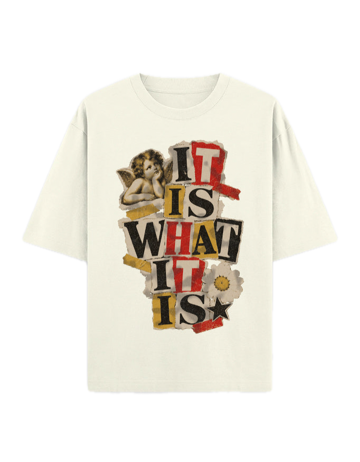 IT IS WHAT IT IS OVERSIZED T-SHIRT